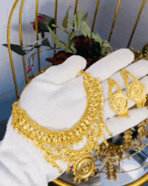 Gold Polish Necklace – Luxury Jo Har Nazar Rok De ✨