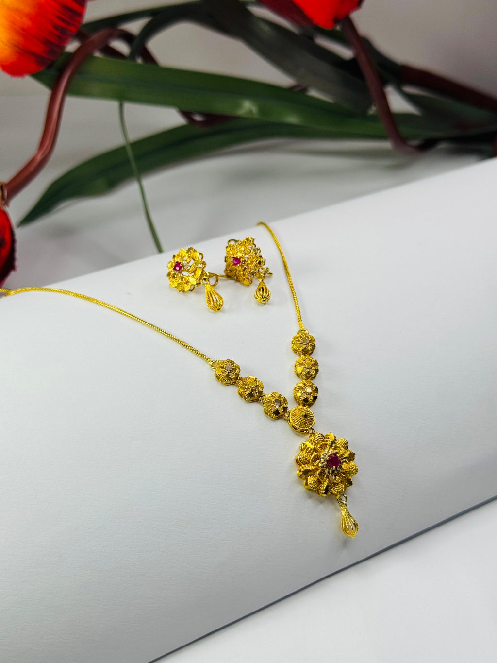 Gold Polish Pearl Necklace for Women | Elegant Gold Necklace Jewelry