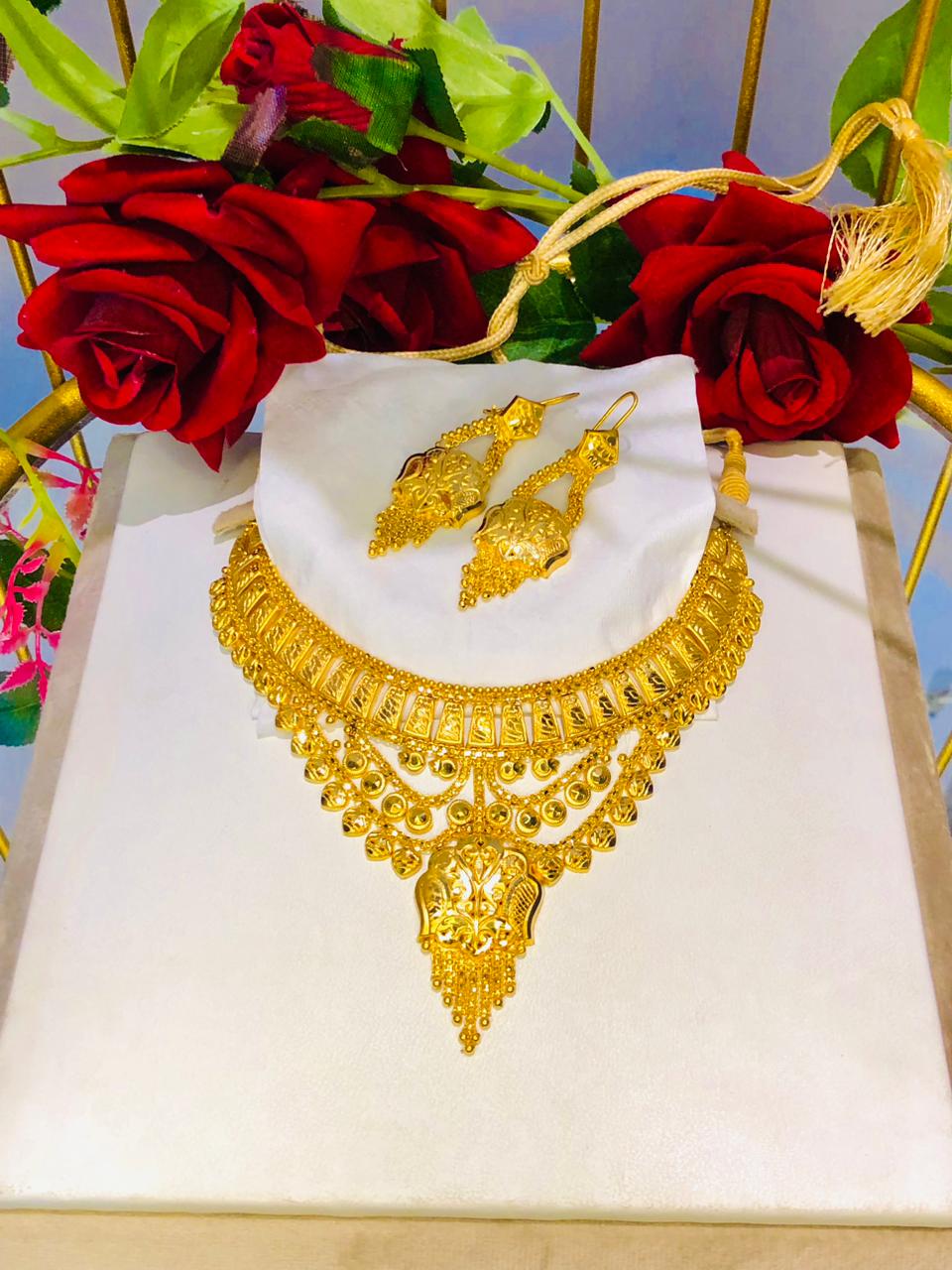 Gold Polish Necklace – Luxury Jo Har Nazar Rok De