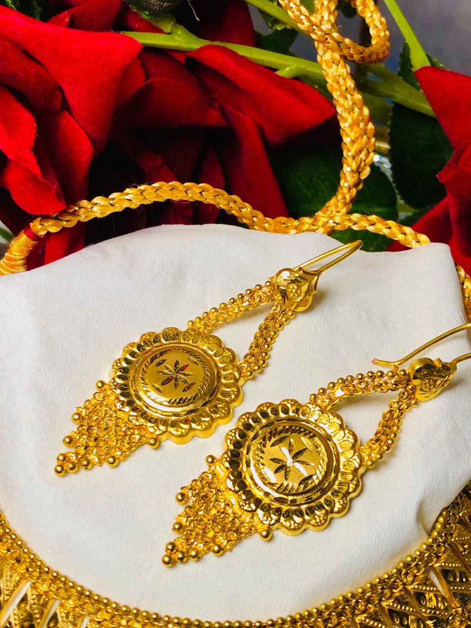 Gold Polish Necklace – Luxury Jo Har Nazar Rok De ✨