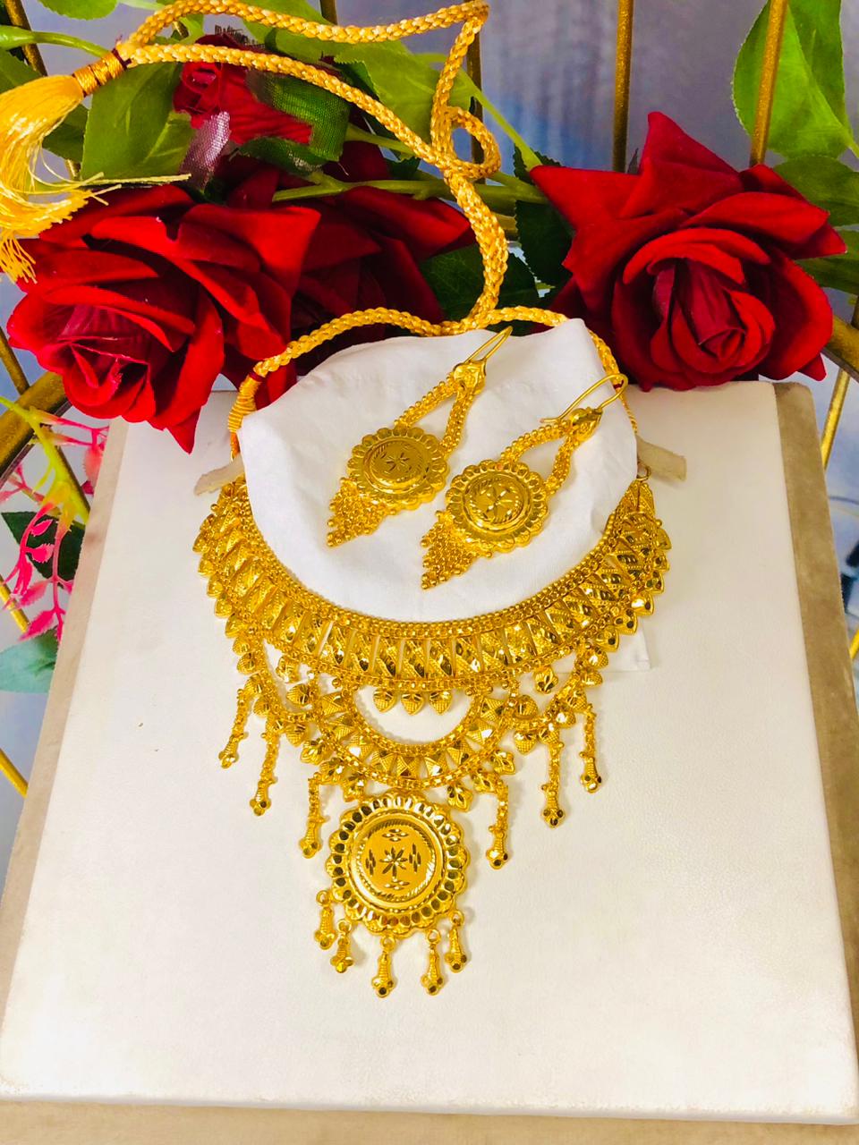 Gold Polish Necklace – Luxury Jo Har Nazar Rok De ✨