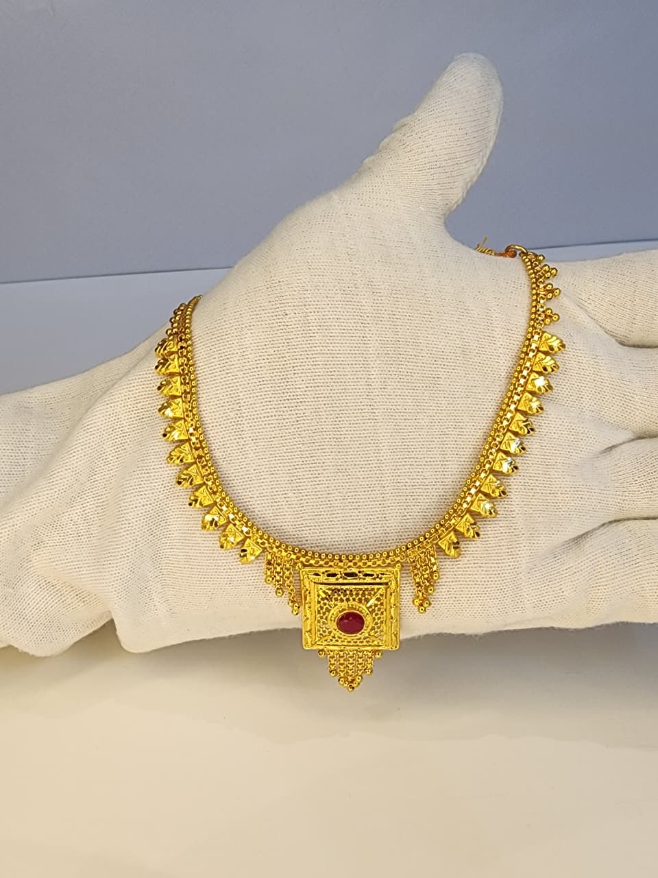 Gold Polish Necklace