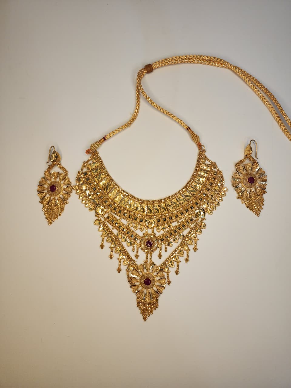 Gold Polish Mala Necklace – Luxury Asi Jo Har Nazar Rok De