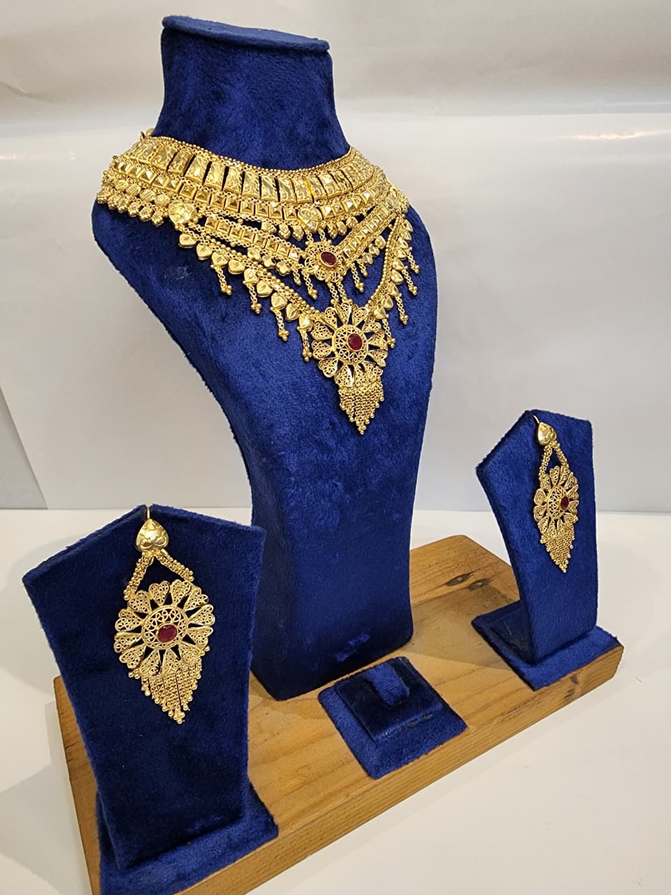 Gold Polish Mala Necklace – Luxury Asi Jo Har Nazar Rok De