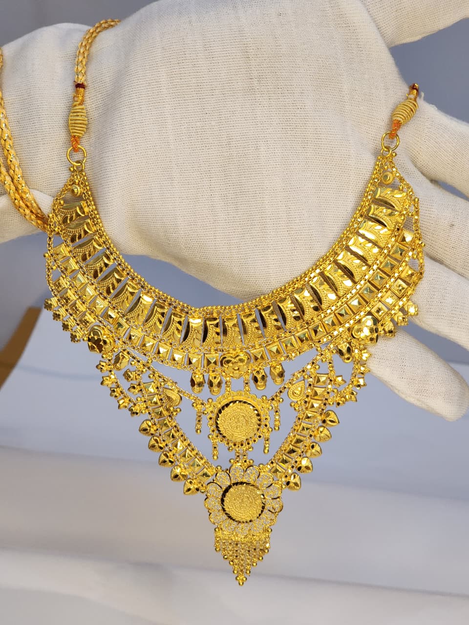 Handmade Gold Polish Necklace