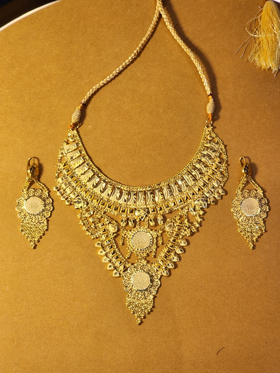 Handmade Gold Polish Necklace