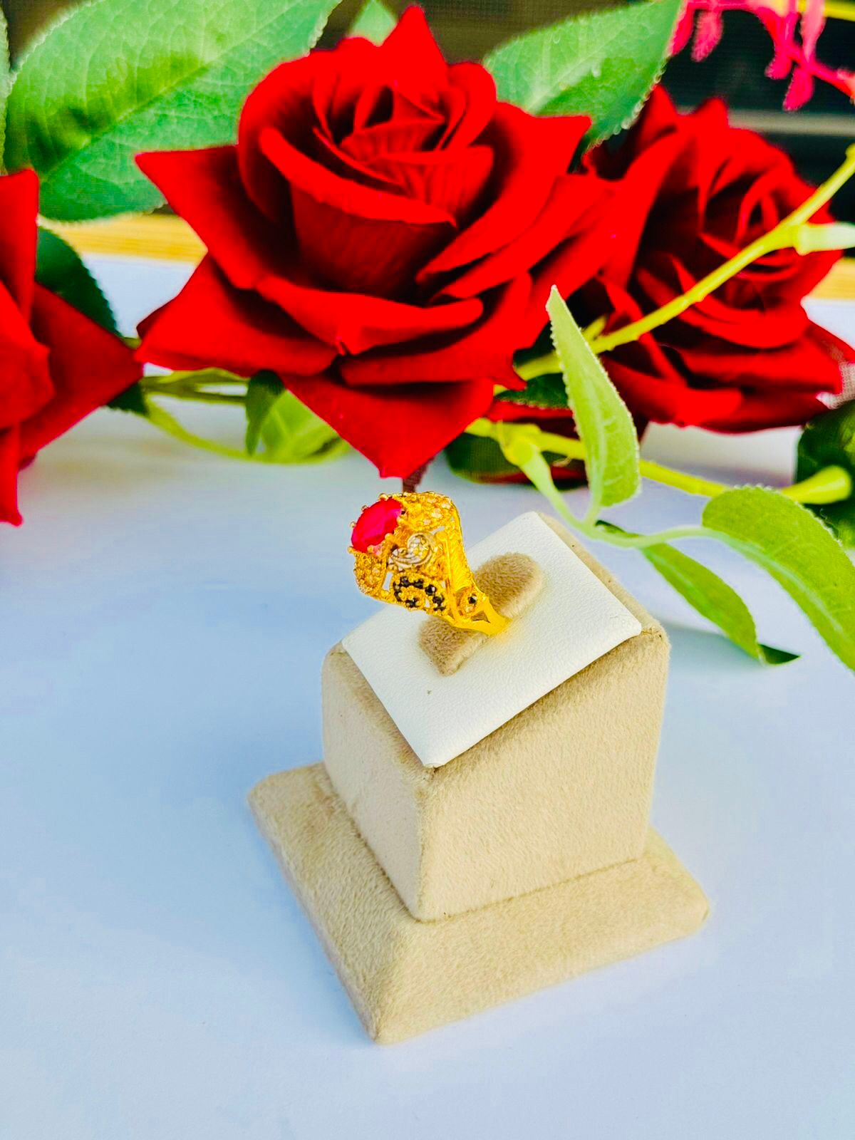 Handmade gold plated Rings