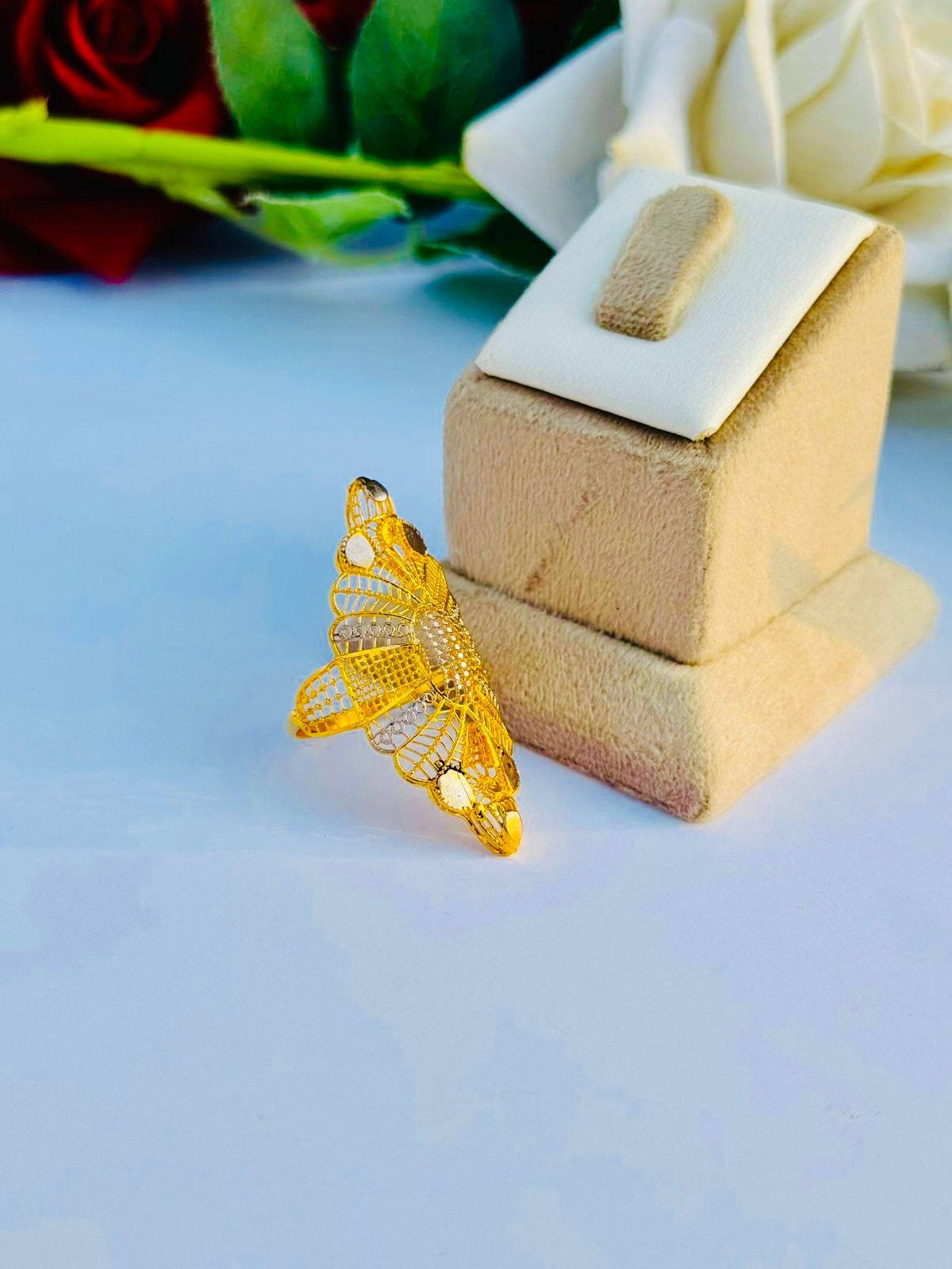 Handmade Gold Polish Ring