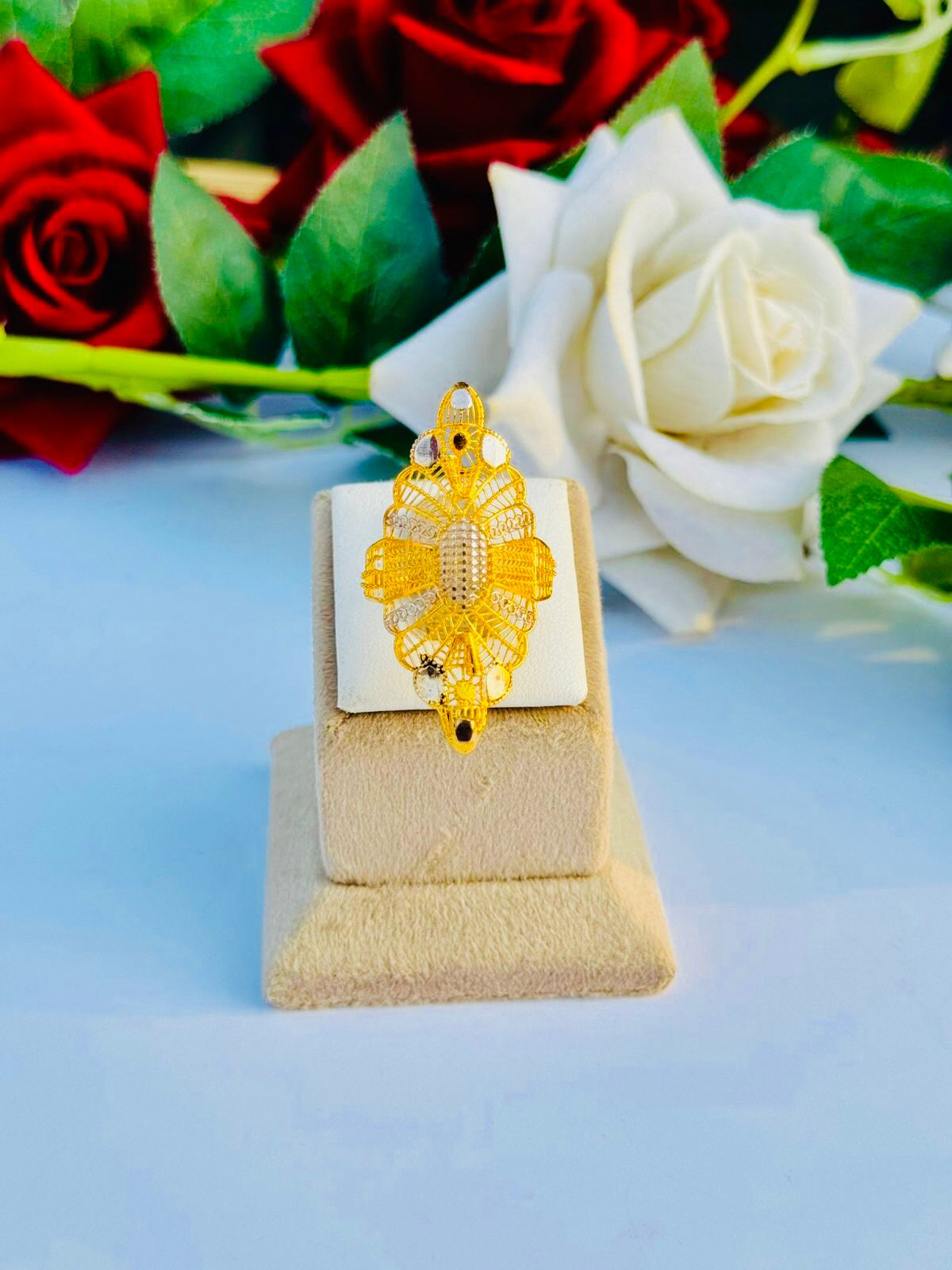 Handmade Gold Polish Ring