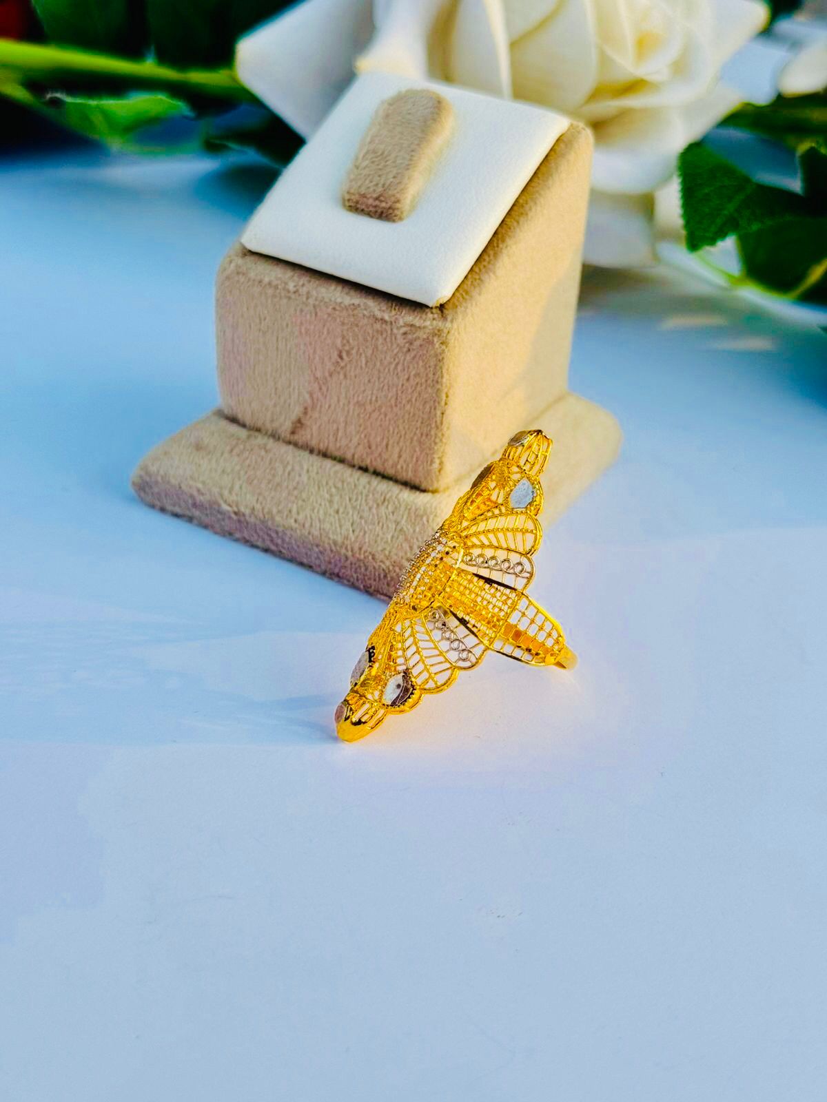 Handmade Gold Polish Ring