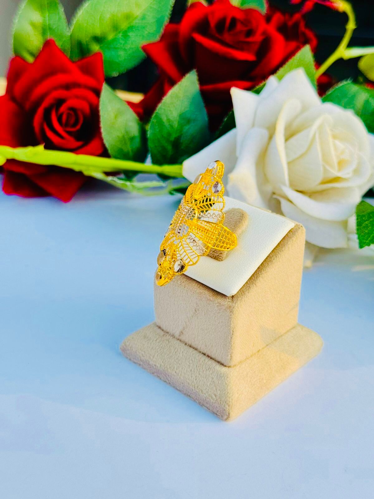 Handmade Gold Polish Ring