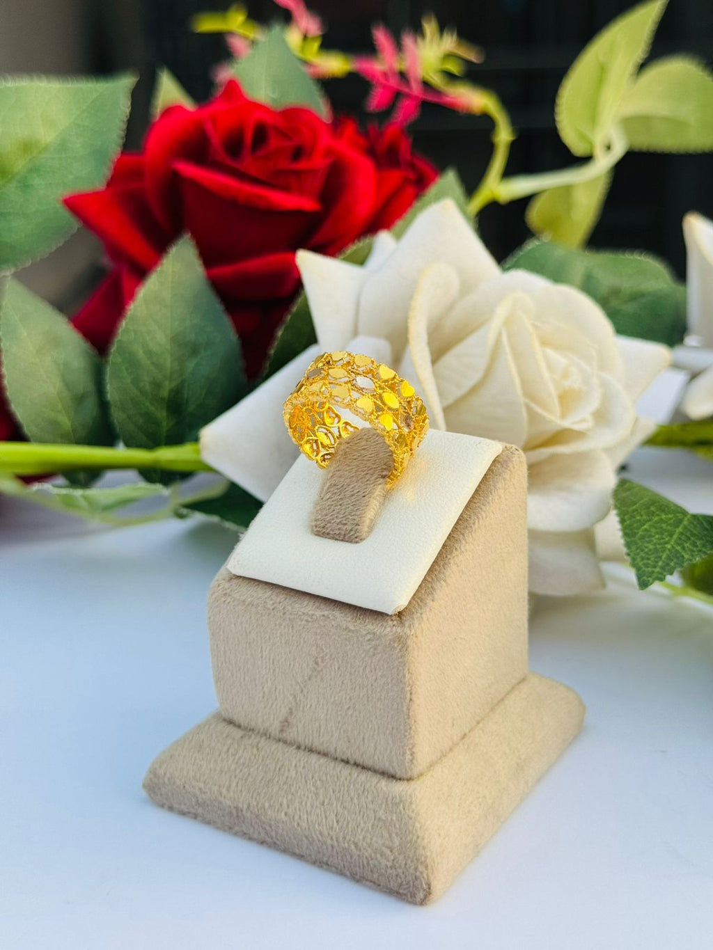 Handmade Gold Polish Ring