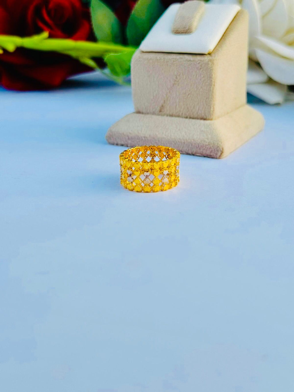 Handmade Gold Polish Ring