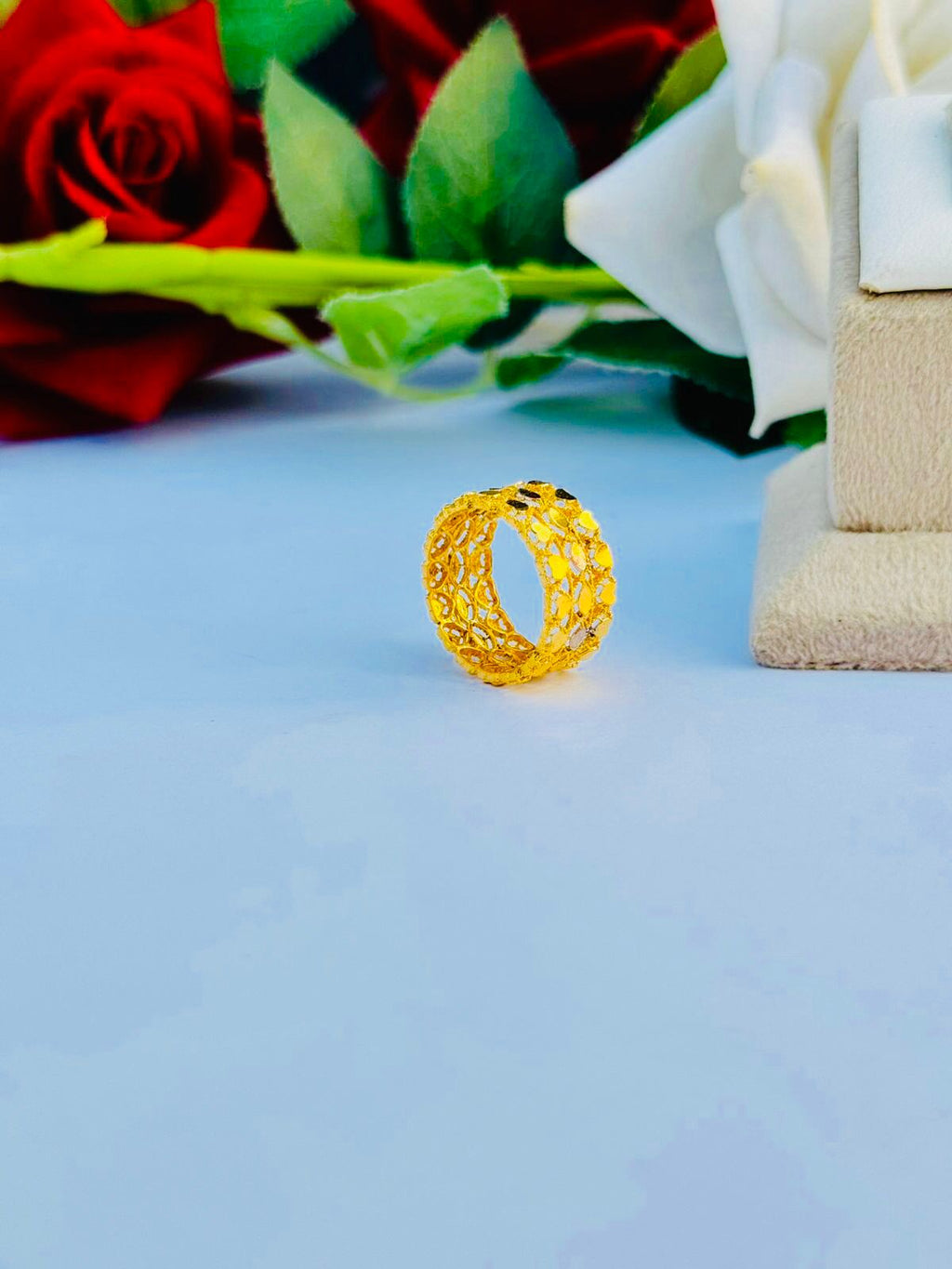 Handmade Gold Polish Ring