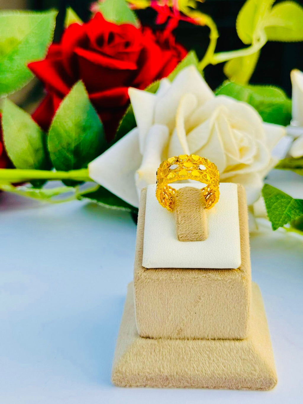 Handmade Gold Polish Ring